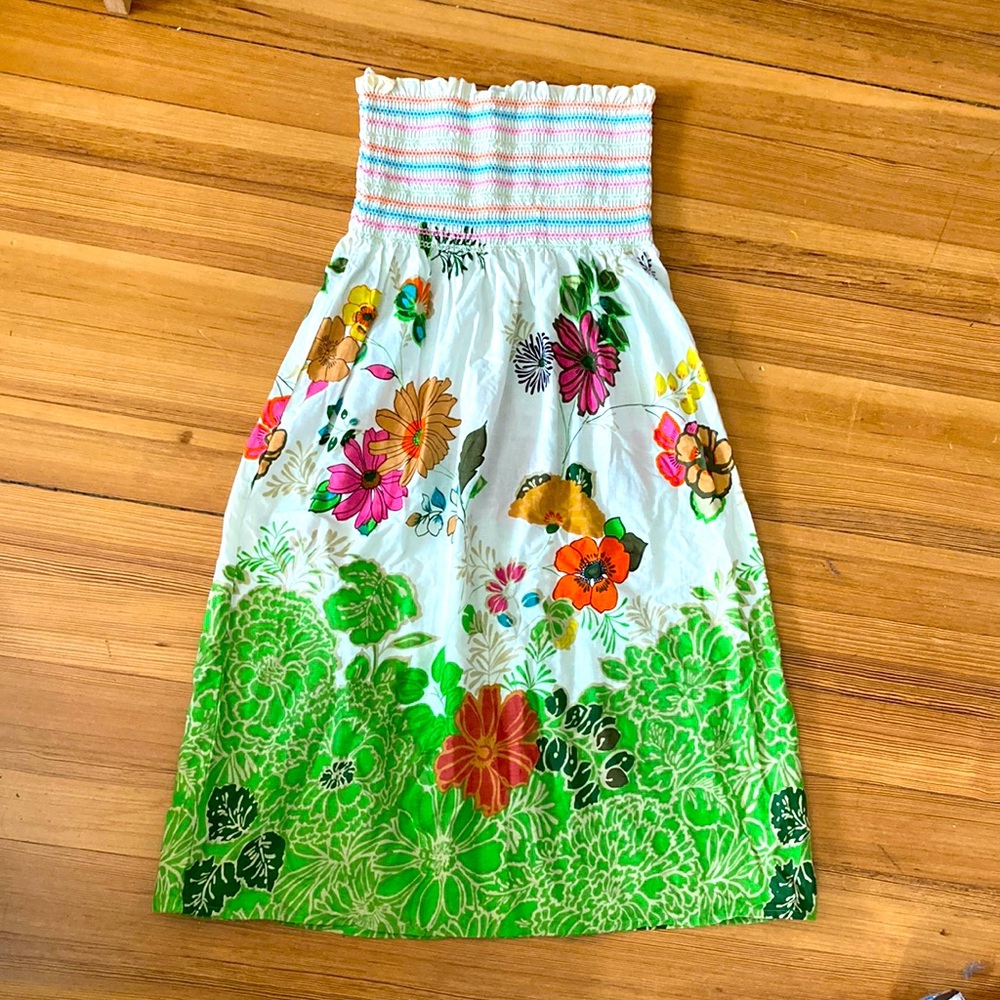 Spring has Sprung! strapless Dress